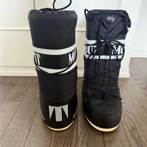 Moon Boot Black Snow Boots